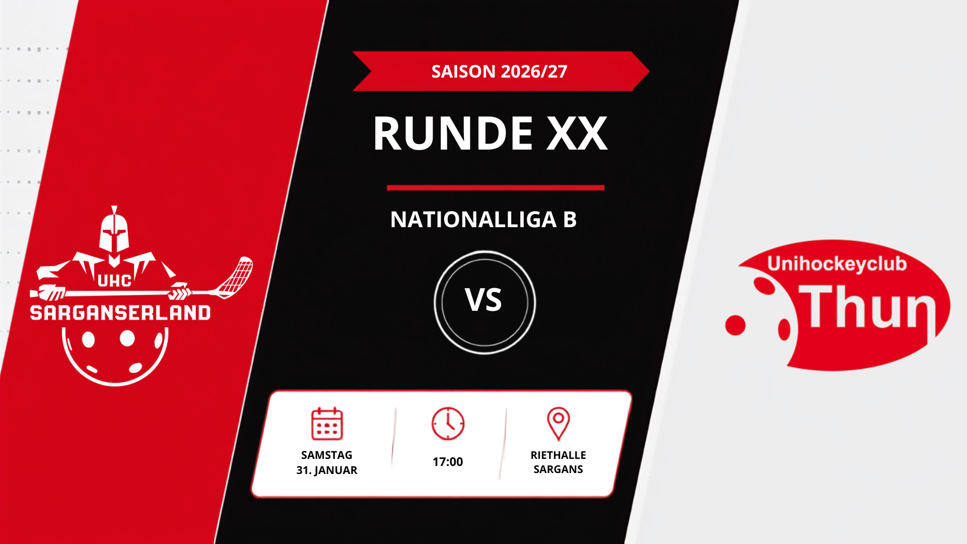 UHC Sarganserland – UHC Thun